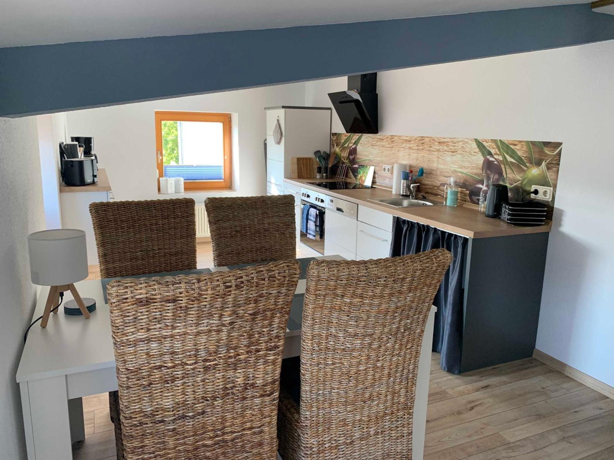 Ferienwohnung In Den Wiesen Albertshausen Exterior foto